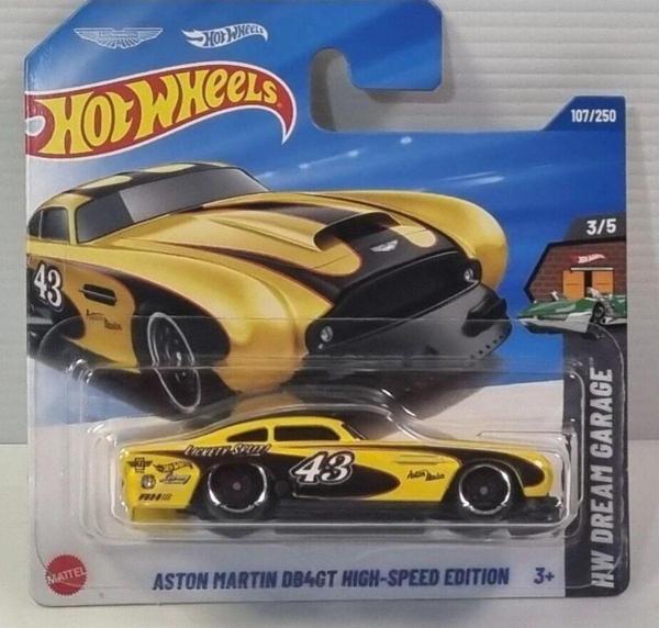Hot Wheels Aston Martin Db4 Gt High-Speed Edition Sarı Yarış Arabası 1:64 Ölçekli Model 3/5 - Image 1