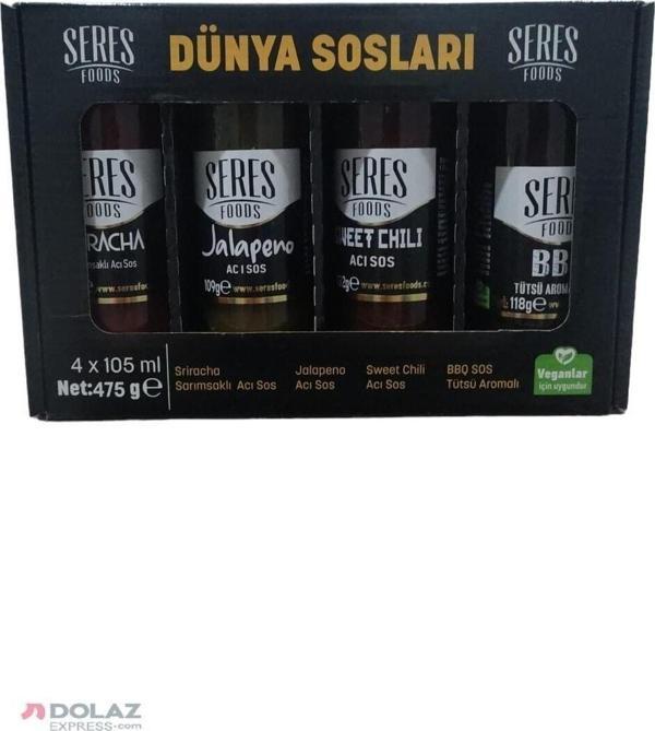 Seres Foods Dünya Sosları Seti 3 105 Ml X 4 Adet - Image 1