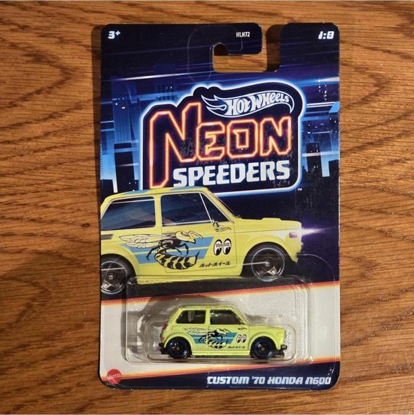 Hot Wheels Neon Speeders Custom '70 Honda N600 - Image 1