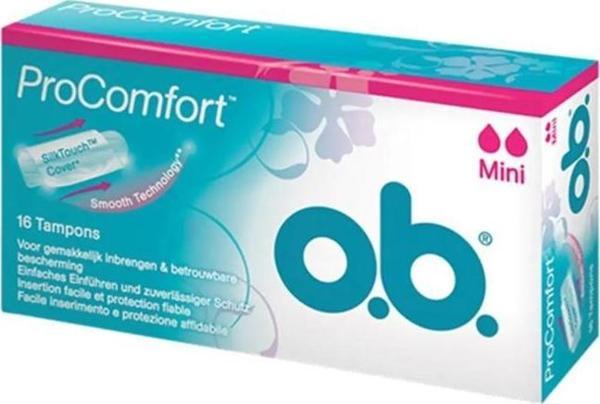 O.B. Pro Comfort Mini Tampon 16 Adet - Image 1