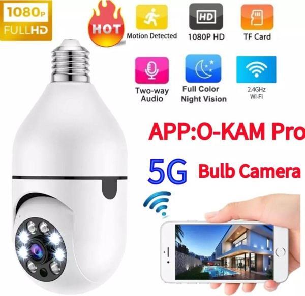 O-Kam 4045 Blub Lamba Robot Kamera 4Mm Lens Wifili Okam Pro Uygulama - Image 1