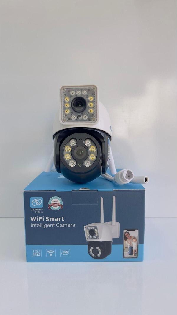 O-Kam 3011 Wifi Ptz Çift Camera - Image 1