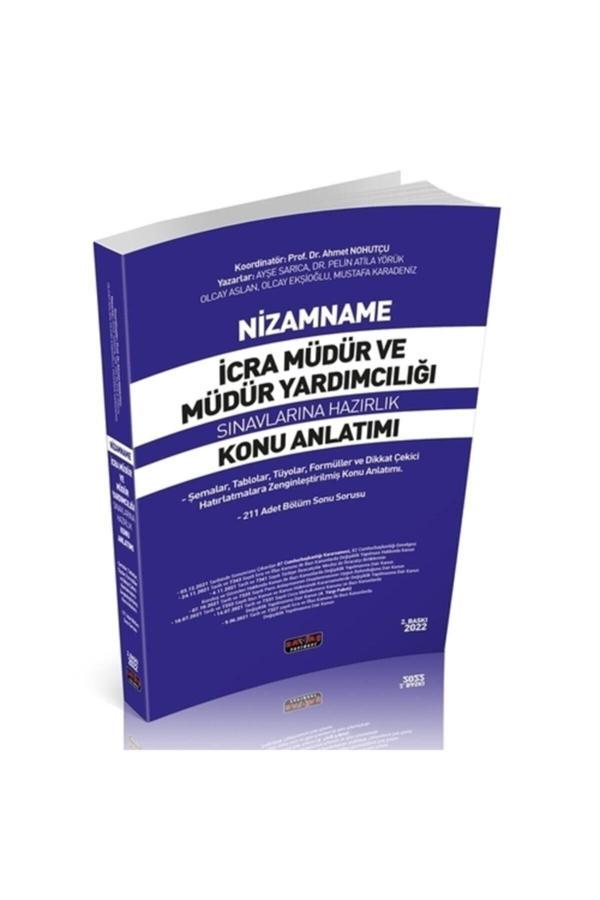 Nizamname Icra Müdür Ve Müdür Yardımcılığı Sınavına Hazırlık Konu Anlatımı - Savaş Yayınevi - Image 1