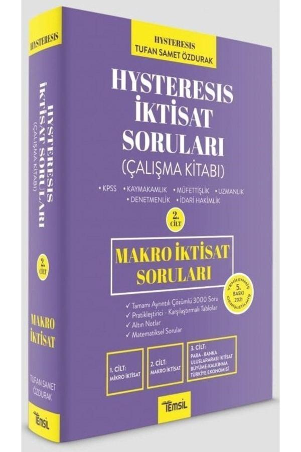 Temsil 2021 Hysteresis Iktisat Soruları Makro Iktisat Cilt-2 - Tufan Samet Özdurak 5. Baskı Temsil Y - Temsil Yayınları - Image 1