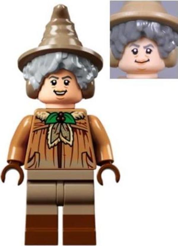 Lego Minifigür Professor Pomona Sprout Dirty Cloak hp270 - Image 1