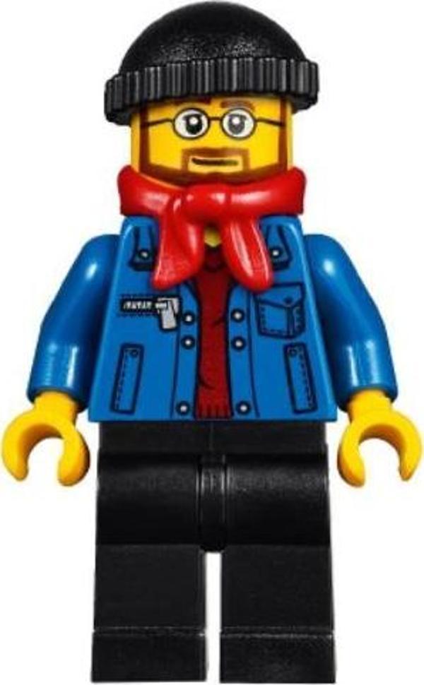 Lego Minifigür Winter Holiday Train Station Bus Driver hol090 - Image 1