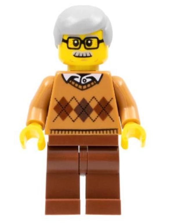 Lego Minifigür Grandfather cty0659 - Image 1
