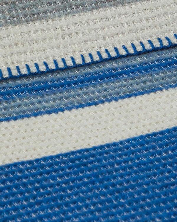 Striped Dört Mevsim Çift Kişilik Battaniye 180x220 Cm Mavi - Image 1