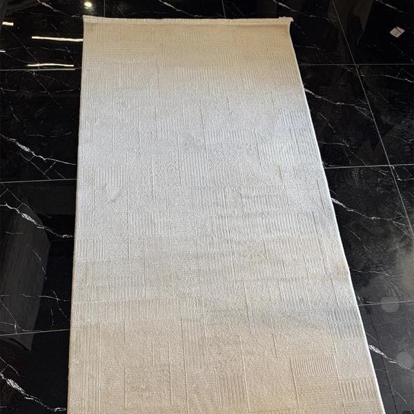 Hoom Rugs İpek 1134 Bej Yün Tuşeli Akrilik Pamuk Tabanlı Halı - Image 1