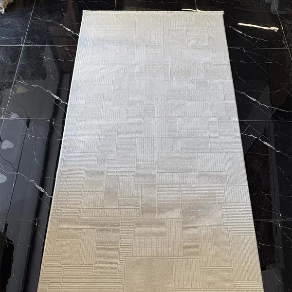 Hoom Rugs İpek 1134 Krem Yün Tuşeli Akrilik Pamuk Taban Halı - Image 1