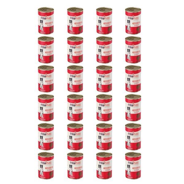 Pawmas Sığır Etli Yetişkin Köpek Konservesi 400 grx24 adet - Image 1