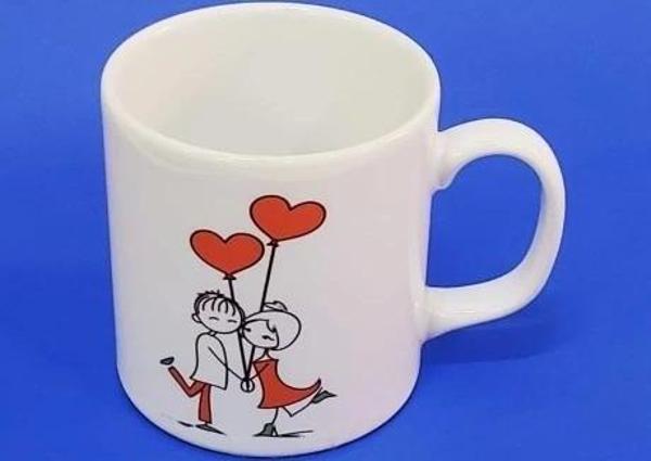 Mutlu Çift Temalı Kupa Bardak - Image 1