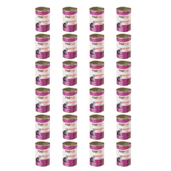 Pawmas Tavuklu Yavru Kedi Konservesi 400 grX24Adet - Image 1