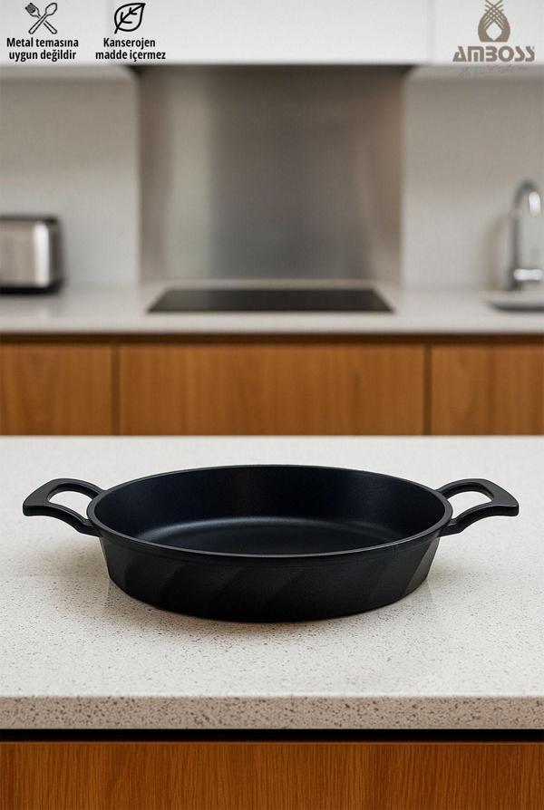 Vento Yanmaz Yapışmaz Titanyum Kaplama Sahan Omlet Tava 18 cm - Image 1