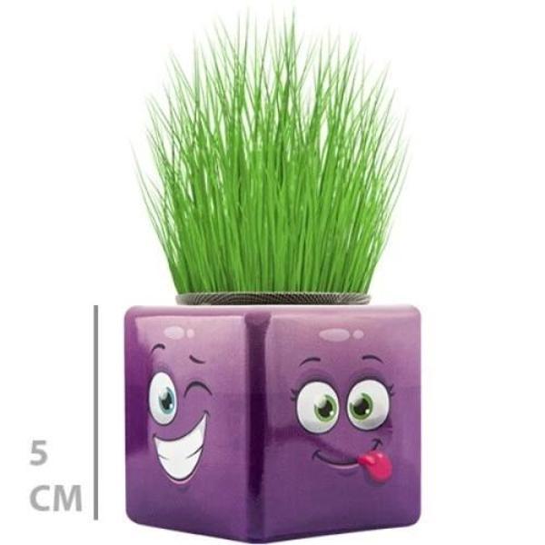 Çim Adam Mini Küp Emoji Figürlü 1 Adet - Image 1