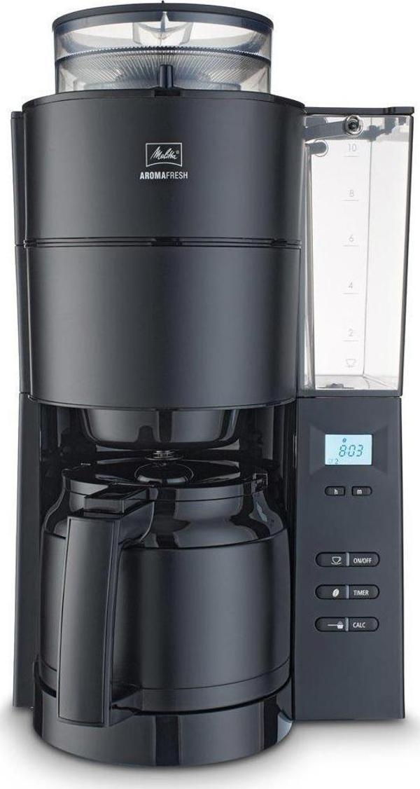 Melitta Aroma Fresh Therm Termoslu Filtre Kahve Makinesi Siyah - Image 1