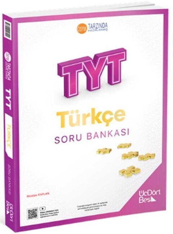 TYT Türkçe Soru Bankası Üç Dört Beş Yayınları - Üç Dört Beş Yayınları - Image 1