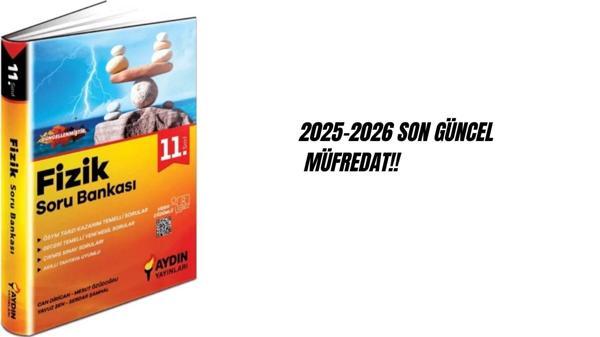 Aydın 11. Sınıf Fizik Soru Bankası 2025-26 - Aydın Yayınları - Image 1