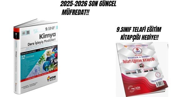 Aydın 9. Sınıf Kimya Ders Işleyiş Modülleri 2025-26 - Aydın Yayınları - Image 1
