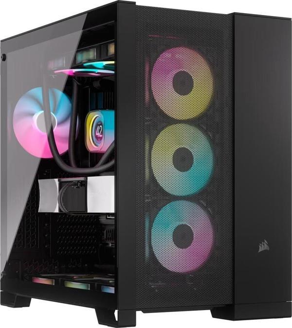 Corsair 6500D Airflow CC-9011259-WW Fansız Siyah E-ATX Oyuncu Kasası - Image 1