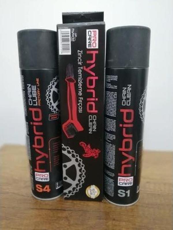 Hybrid 2'li Zincir Yağlama ve Temizleme Set - Image 1