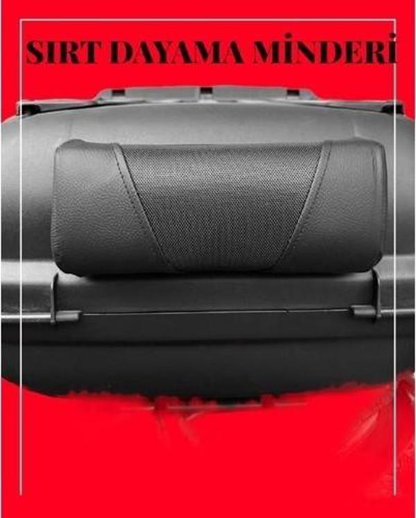 Motobros Kappa Topcase Çanta Sırt Dayama Minderi Universal Premium Cırtlı Model - Image 1