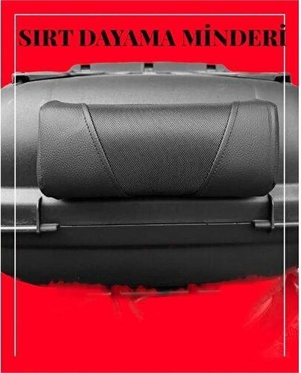 Zoli Motosiklet Topcase Çanta Sırt Dayama Minderi Universal Premium Cırtlı Model Çanta Sırt Dayama - Image 1