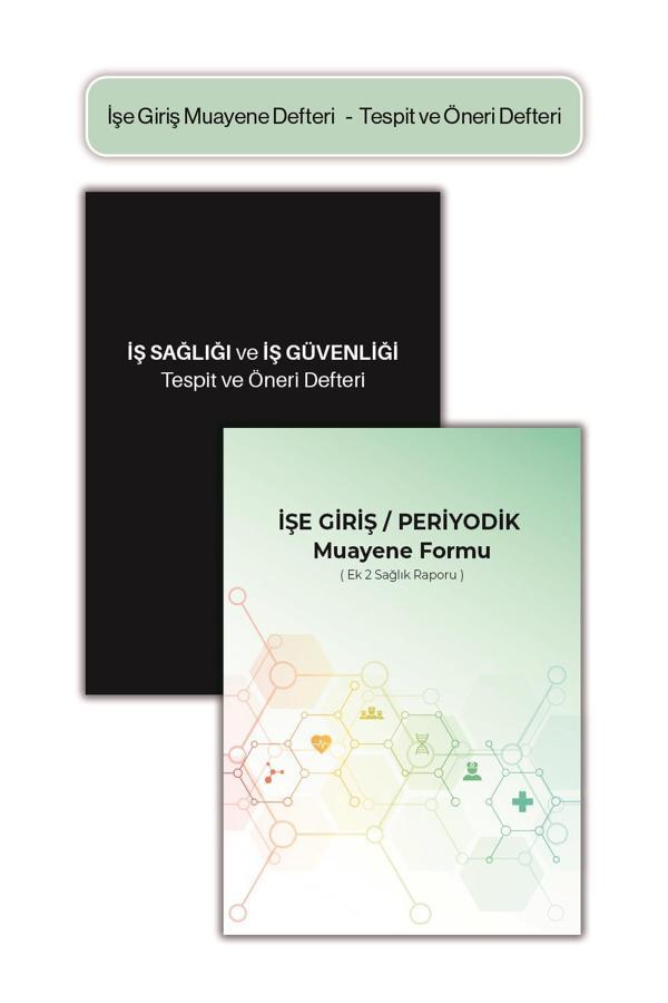 Düvenci İş Sağlığı Güvenliği Tespit Öneri ve İşe Giriş Muayene Defteri - Image 1