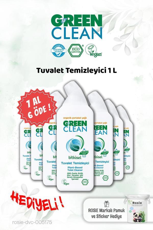 Green Clean Tuvalet Tem. 7 AL 6 ÖDE 750 ml ve Rosie Hediye - Image 1