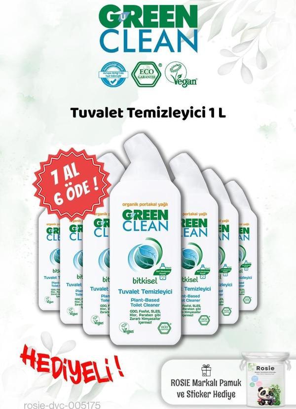 Green Clean Tuvalet Tem. 7 AL 6 ÖDE 750 ml ve Rosie Hediye - Image 1