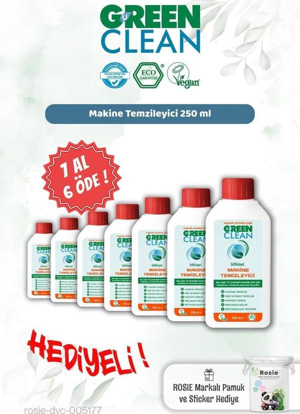 Green Clean Makine Temizleyici 250 ml 7 AL 6 ÖDE ve Rosie Hediye - Image 1