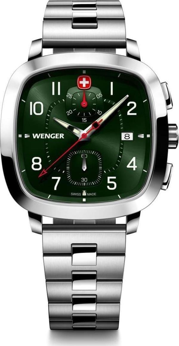 Wenger 01.1933.112 Vintage Sport Chrono 39.5mm Erkek Kol Saati - Image 1