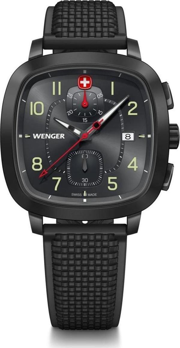 Wenger 01.1933.114 Vintage Sport Chrono 39.5mm Erkek Kol Saati - Image 1