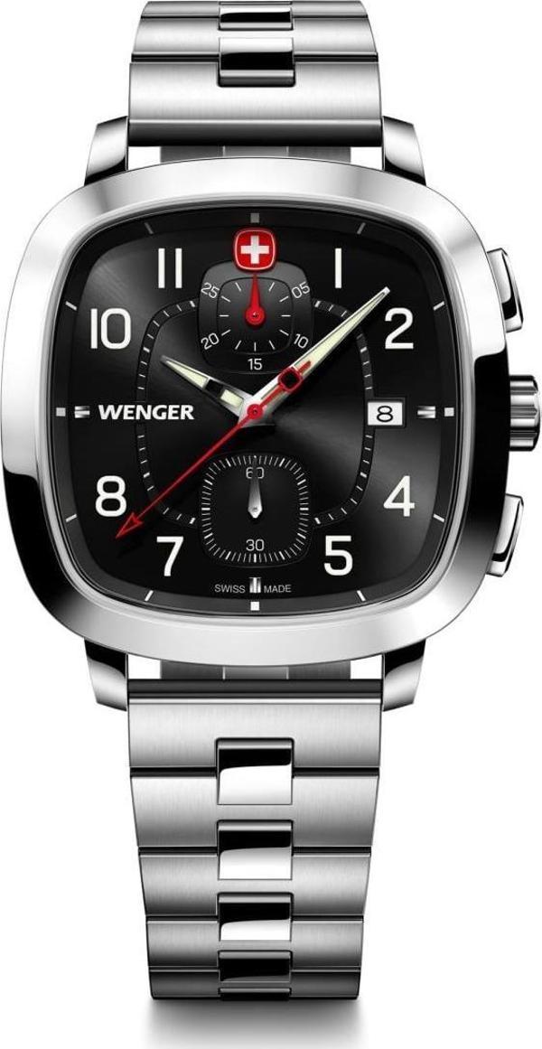 Wenger 01.1933.109 Vintage Sport Chrono 39.5mm Erkek Kol Saati - Image 1