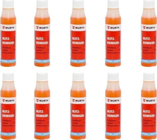 Xnews Würth Oto Konsantre Cam Suyu Temizleme Sabunu 32Ml 10 Adet - Image 1
