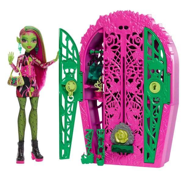 Monster High Bebekleri Monster Garden Mysteries Gizemli Arkadaşlar Seri 4 Bebekleri Venüs Mcflytrap - Image 1