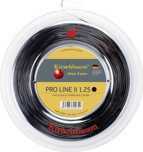 Kirschbaum Pro Line 1.25 Siyah 200m Rulo Kordaj - Image 1