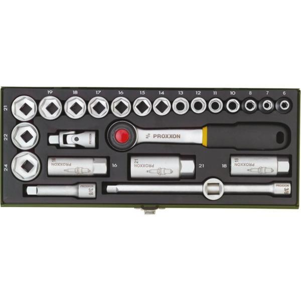 PROXON 3/8 CIRCIR KOLLU 24 PRÇ LOKMA TK- PROX23110 - Image 1