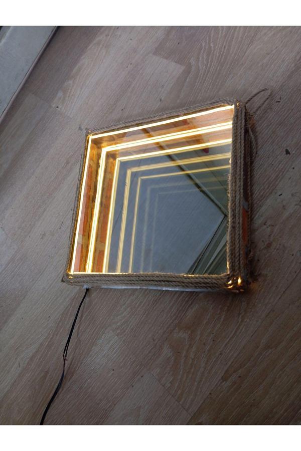 Mta High Tech Ayna-Neon Işıklı, Sonsuzluk 30X30Cm - Image 1