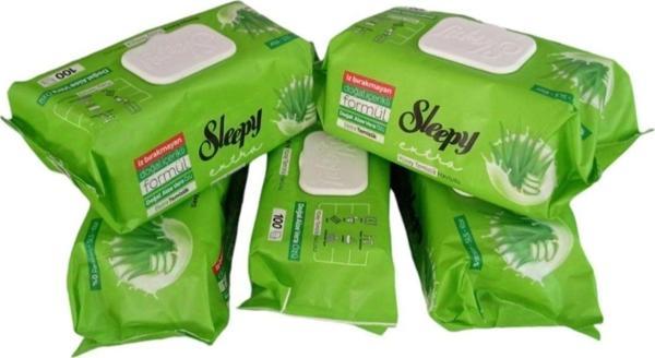Sleepy Temizlik Havlusu Aleo Vera Özlü 5X100 Yaprak - Image 1