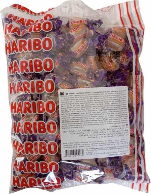Haribo Bayramlık Yumuşak Şeker Ananas 1000 Gr - Image 1