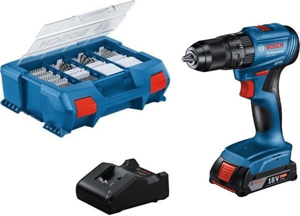 Bosch GSB 185-Li Akülü Vidalama Matkap Tek Akülü 82 Parça Uç Setli - Image 1