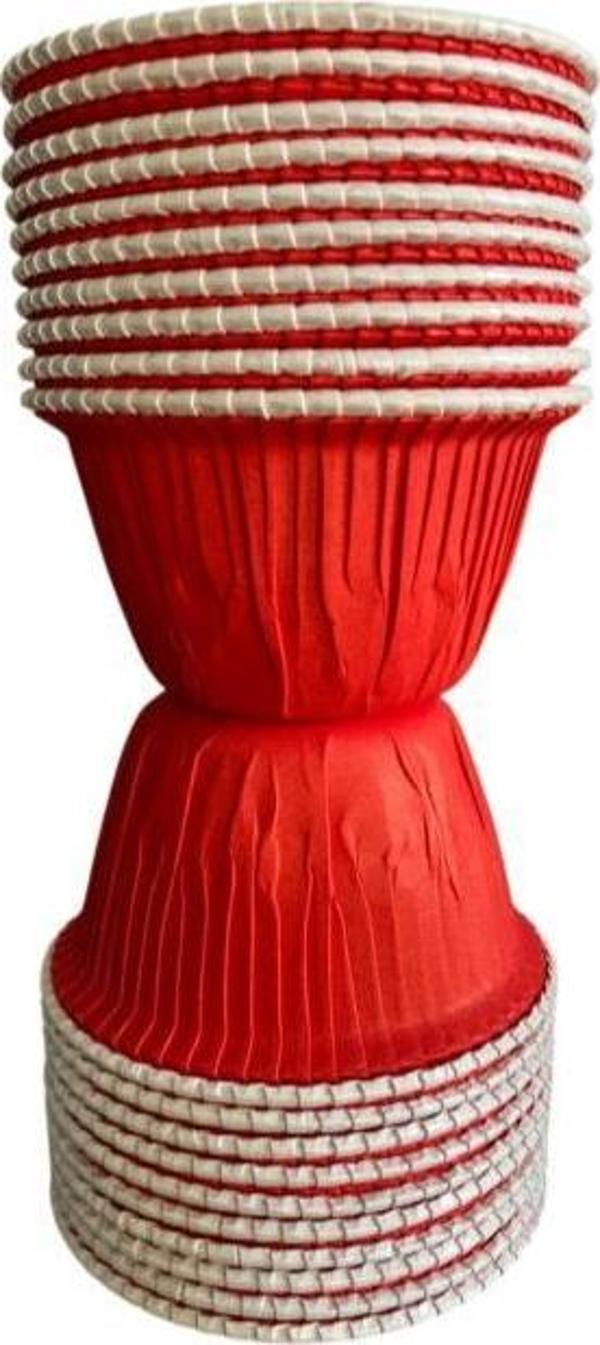 Sufle Kabı (MUFFIN) Kırmızı 20 Li - Image 1