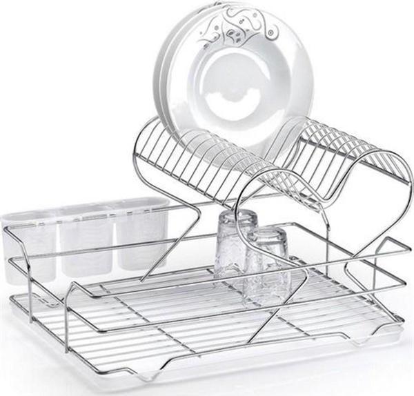 Lalezar Kalpli Metal Bulaşıklık Tabaklık Bulaşıklık Kurutma Sepeti LZR-519 - Image 1