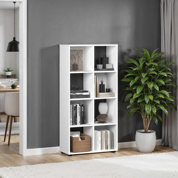 Cubic Kitaplık Beyaz 70x140,5x30 cm - Image 1