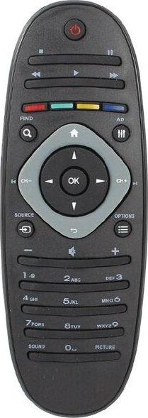 Philips 47PFL7606K/02 Uyumlu Smart Led Televizyon Kumandası - Image 1