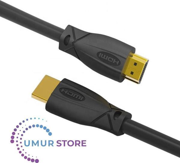1 Metre HDMI 2.0 18 Gbps 4K 30Hz 2160P 30 Awg Hdcp 2.2 Hdr Arc Destekli 18 Gbps Yüksek Çözünürlüklü  - Image 1