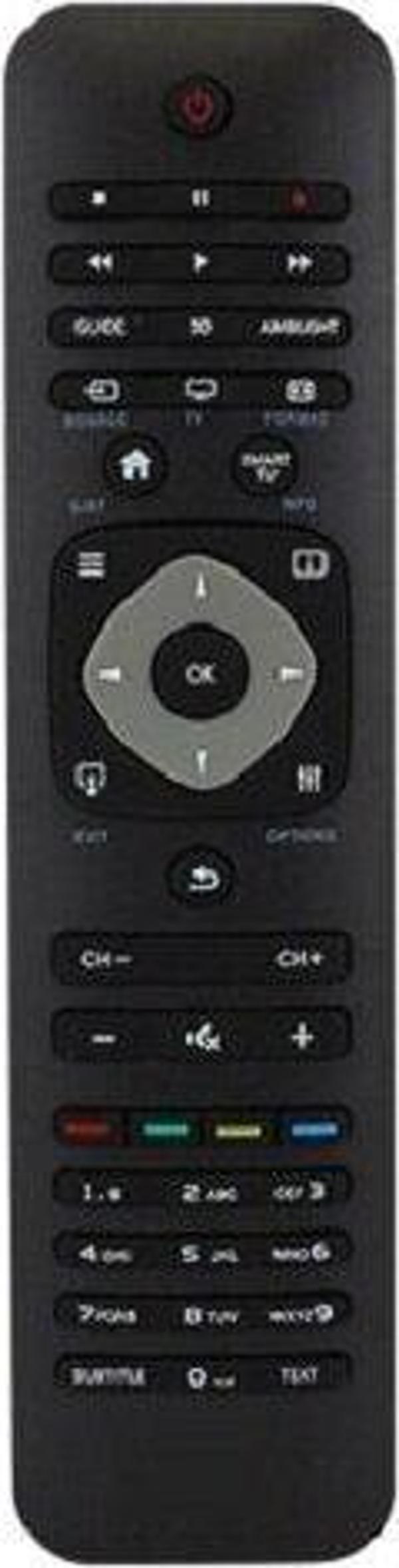 Philips 65PFL9708S/12 Uyumlu Klavyesiz Yedek Televizyon Kumandası - Image 1
