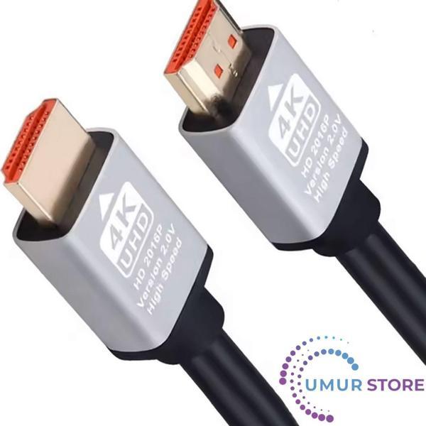 10M HDMI Kablosu 4K 60Hz, 8k, 4K 120Hz Destekli Altın Kaplama Konektör Dayanıklı Pvc - Image 1