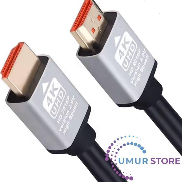 10M HDMI Kablosu 4K 60Hz, 8k, 4K 120Hz Destekli Altın Kaplama Konektör Dayanıklı Pvc - Image 1